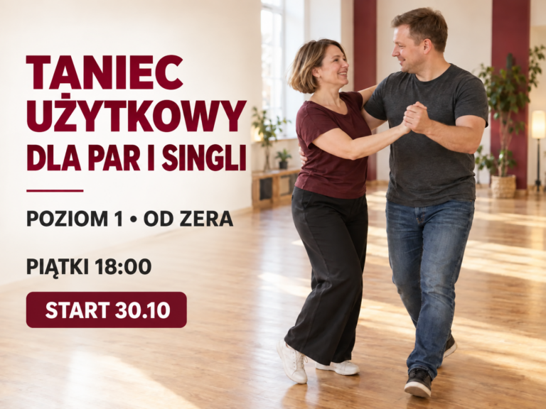 Taniec użytkowy dla par i singli w Libere — poziom 1 od zera, piątki 18:00, start 30 października 2026
